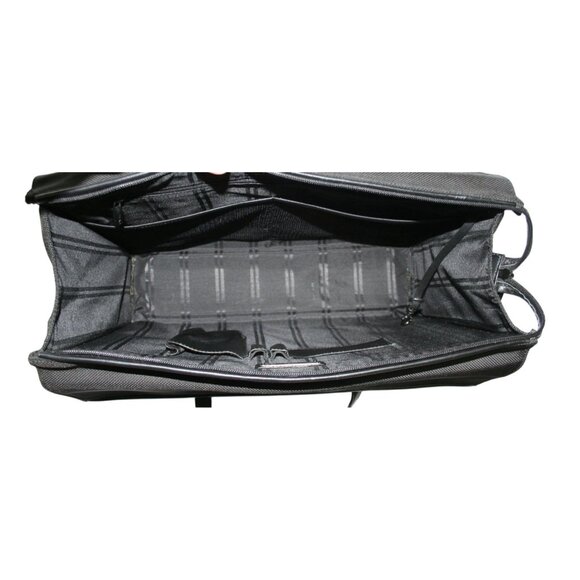 Tumi Alpha Black Nylon & Leather Briefcase Tote Bag 43010D3 Laptop Biz Travel - Picture 11 of 12